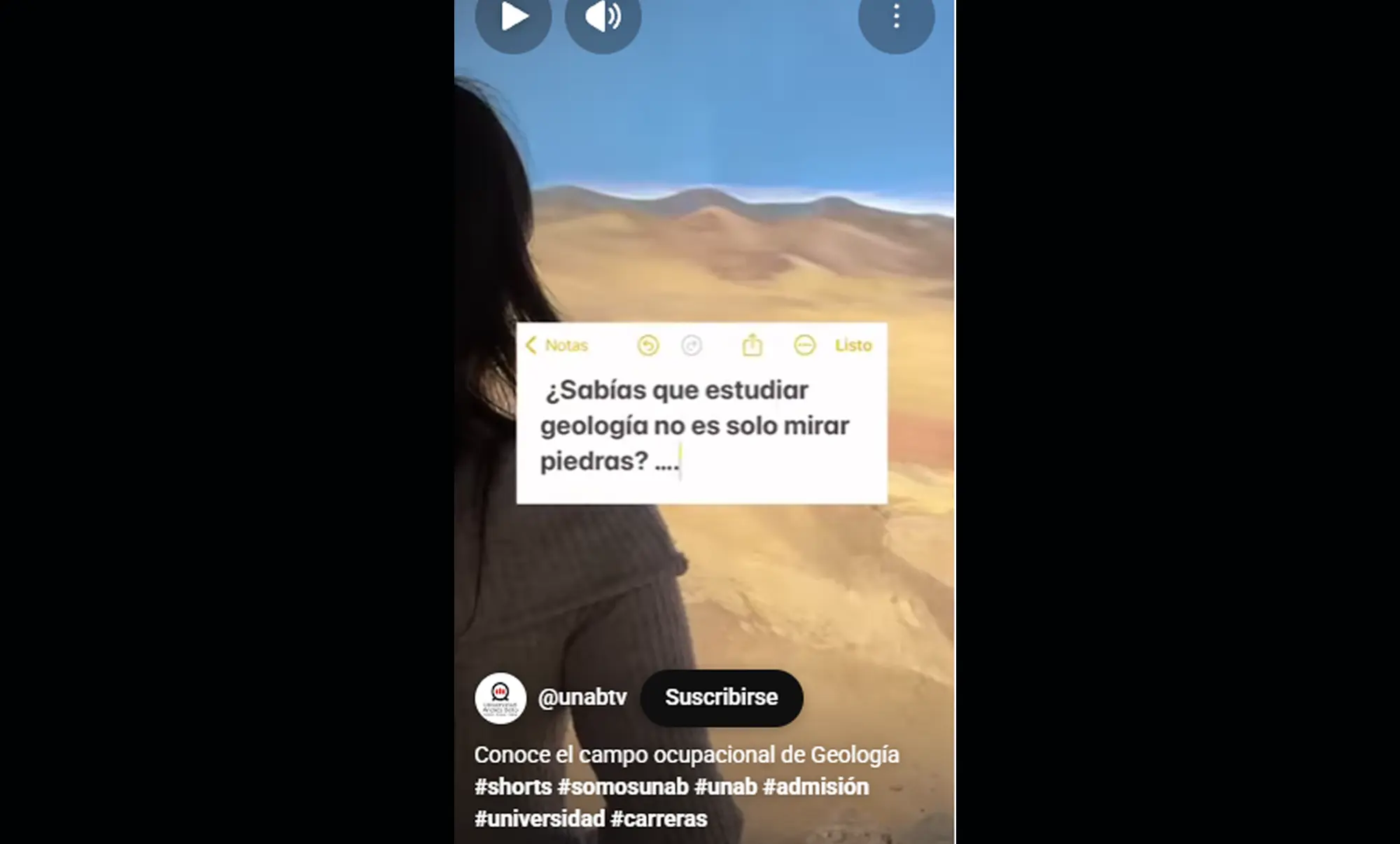 geologia, unab, admision