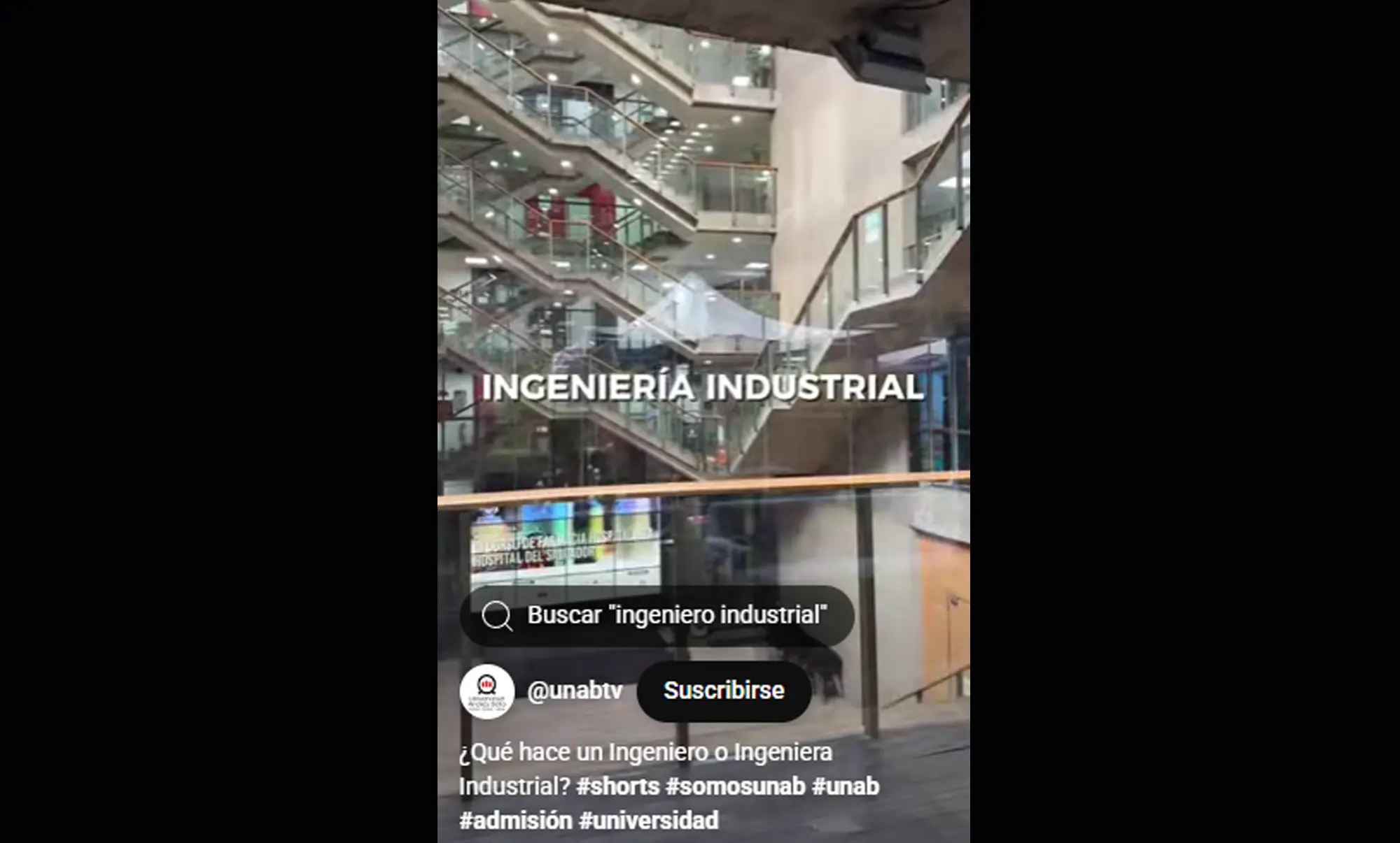 ingenieria industrial, unab, admision