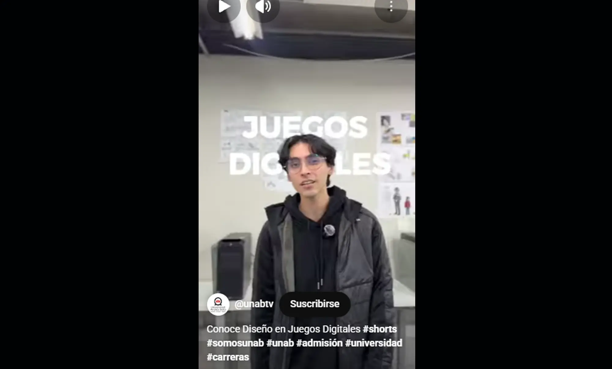 juegos digitales, unab, admision