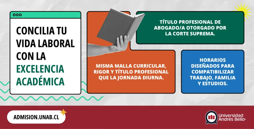 Infografía: Por qué estudiar derecho vespertino