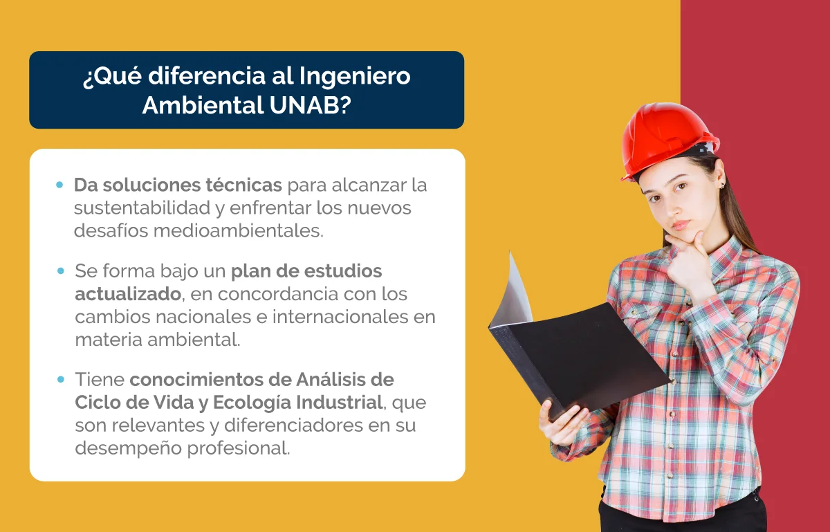 Admisión UNAB - Diferencias en el rol de un ingeniero ambiental de la UNAB