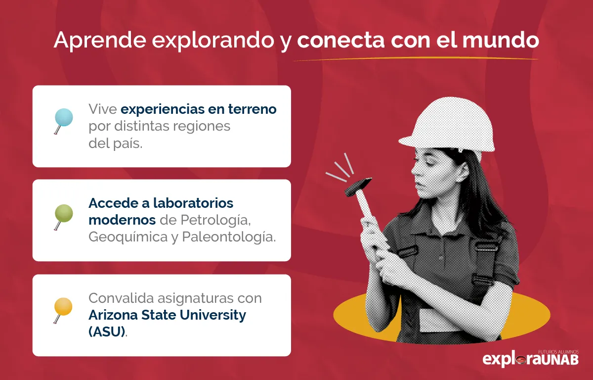 Una carrera con formación en terreno, laboratorio y experiencia internacional