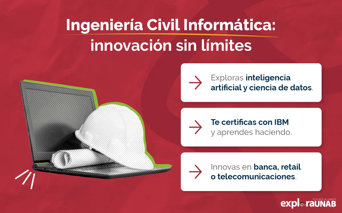 Ingeniería Civil Informática como carrera centrada en innovación, datos y tecnología